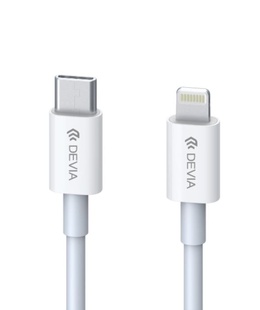 Devia Smart Series PD Cable for Tyep-C to Lightning (MFI) 18W white  Hover
