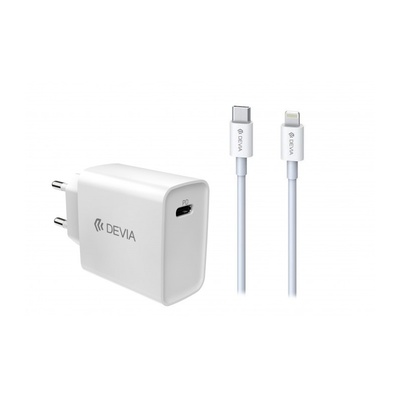  Devia Smart series PD quick charger suit (EU,18W) white