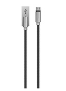  Devia Storm Series Zinc Alloy Android cable (5V 2.1A,1M) black