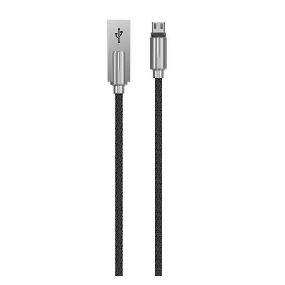  Devia Storm Series Zinc Alloy Android cable (5V 2.1A,1M) black