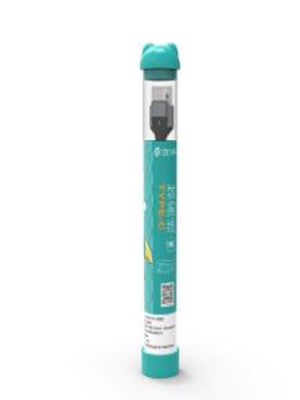  Devia Tube Cable for Type-C (5V 2A,1M) blue  Hover