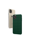  Devia Woven Pattern Design Soft Case iPhone 11 Pro Max green Hover