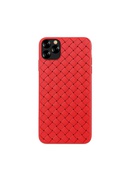  Devia Woven Pattern Design Soft Case iPhone 11 Pro Max red