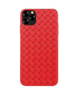  Devia Woven Pattern Design Soft Case iPhone 11 Pro Max red  Hover