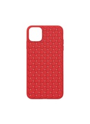  Devia Woven Pattern Design Soft Case iPhone 11 Pro Max red Hover