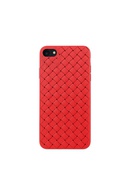  Devia Woven Pattern Design Soft Case iPhone SE2 red