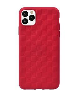  Devia Woven2 Pattern Design Soft Case iPhone 11 Pro Max red  Hover