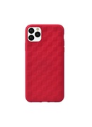  Devia Woven2 Pattern Design Soft Case iPhone 11 Pro red