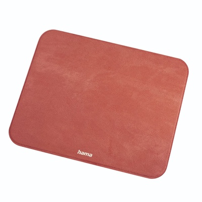  Hama 00054169 Velvet Mouse Pad coral, Red