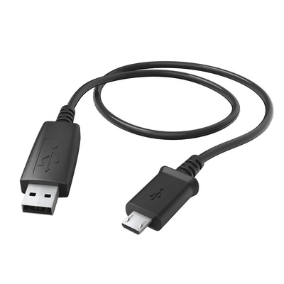 Hama 00173672 Charging/Data Cable, Micro-USB 0.6m Black