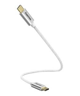  Hama 00183332 Charging/Data Cable, USB Type-C - USB Type-C 0.2m White  Hover