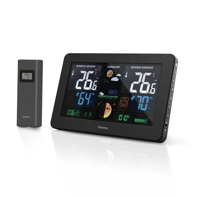 Hama 00186380 Weather station Premium Black