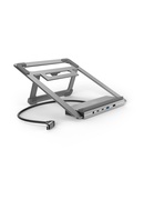  Hama 00200139 Connect2Office Stand, USB-C dock, 12 ports, 100 W, Gray