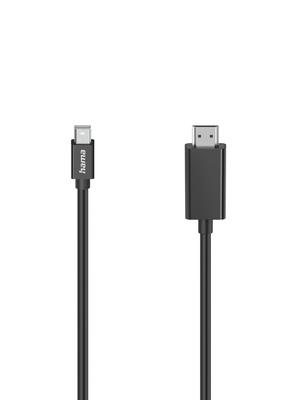  Hama 00200711 Video Cable, Mini-DI Plug - HDMI Plug, Ultra-HD 4K, 1.5m  Hover