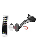  Hama 00201512 Magnet Car Mobile Phone Holder with Suction Cup, 360 Rotation Universal Hover