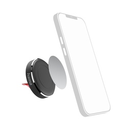  Hama 00201518 Magnet Car Mobile Phone Holder for Dashboard, 360 Rotation Universal