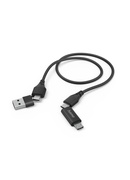  Hama 00201537 4-in-1 Multi Charging Cable 1.5m Hover