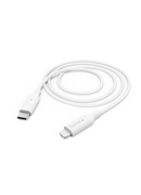  Hama 00201598 Charging Cable, USB-C - Lightning 1m white