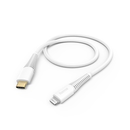  Hama 00201603 Charging Cable, USB-C - Lightning 1.5m white