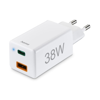  Hama 00201640 USB charger 38W Indoors, White