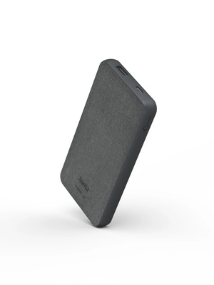  Hama 00201658 Fabric 10 Power Pack 10000mAh Grey  Hover