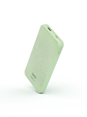  Hama 00201660 Fabric 10 Power Pack 10000mAh Smoke Green  Hover