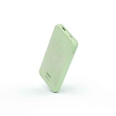  Hama 00201660 Fabric 10 Power Pack 10000mAh Smoke Green