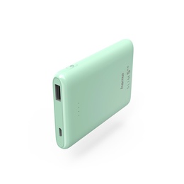  Hama 00201665 SLIM 5HD PowerBank 5000mAh Green