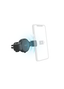 Hama 00201677 FC10 Flex-Set Car Mobile Phone Charger 10W Wireless, QI Charge, anthracite Hover