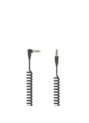  Hama 00205114 Flexi-Slim Spiral Cable, 3.5mm 90 Jack Plug - Plug Stereo 1.5m