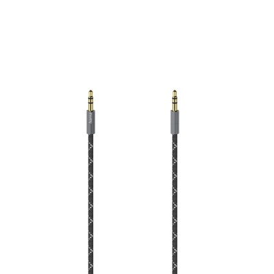  Hama 00205129 Audio Cable 0.75 m 3.5mm Black/Grey
