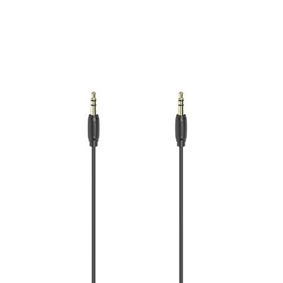  Hama 00205263 Audio Cable, 3.5mm Jack Plug - Plug Stereo Gold-Plated Ultra-thin 3m