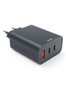  Hama 08644500 65W PD Wall Charger 2x USB-C USB-A Fast Charging ECOSENTIAL Hover