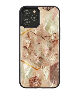  iKins case for Apple iPhone 12 Pro Max pink marble  Hover