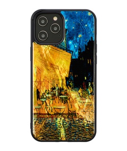  iKins case for Apple iPhone 12/12 Pro cafe terrace black  Hover