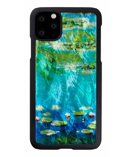  iKins SmartPhone case iPhone 11 Pro Max water lilies black  Hover