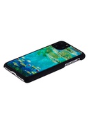  iKins SmartPhone case iPhone 11 Pro Max water lilies black Hover