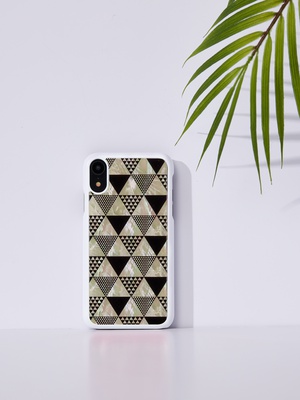  iKins SmartPhone case iPhone XR pyramid white  Hover