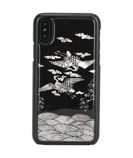  iKins SmartPhone case iPhone XS/S crane black  Hover