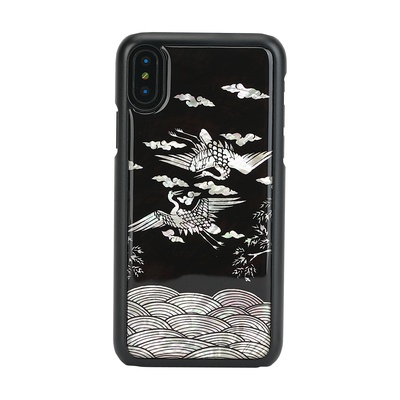  iKins SmartPhone case iPhone XS/S crane black