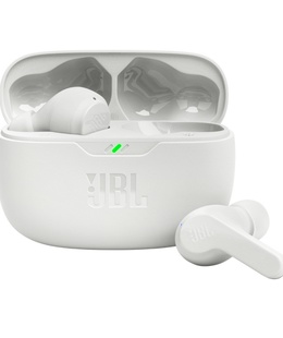 Austiņas JBL Vibe Beam White  Hover