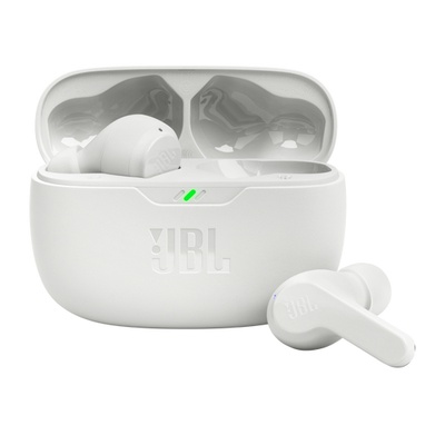 Austiņas JBL Vibe Beam White