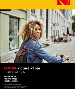 Kodak Picture Paper 230g 11.8 mil Glossy 4/6x100 (9891164)  Hover
