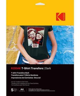  Kodak T-Shirt Transfers Dark 5pcs (3510553)  Hover