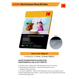  Kodak Ultra Premium Photo Paper 280g Satin 13 x 18 cm 20 Sheets
