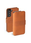  Krusell Leather PhoneWallet Samsung Galaxy S22+ cognac (62468)