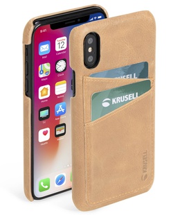  Krusell Sunne 2 Card Cover Apple iPhone XS Max vintage nude  Hover