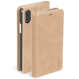  Krusell Sunne 4 Card FolioWallet Apple iPhone XS Max vintage nude