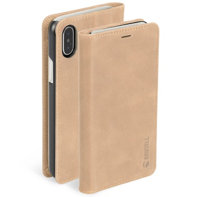  Krusell Sunne 4 Card FolioWallet Apple iPhone XS Max vintage nude