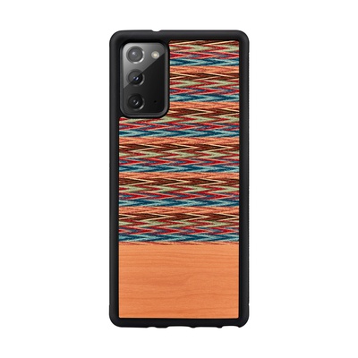  MAN&WOOD case for Galaxy Note 20 browny check black